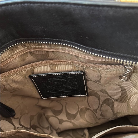 Coach black  Leather Shoulder Bag - Picture 12 of 14